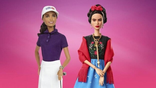 Frida Kahlo y la golfista Lorena Ochoa inspiran dos nuevas Barbies