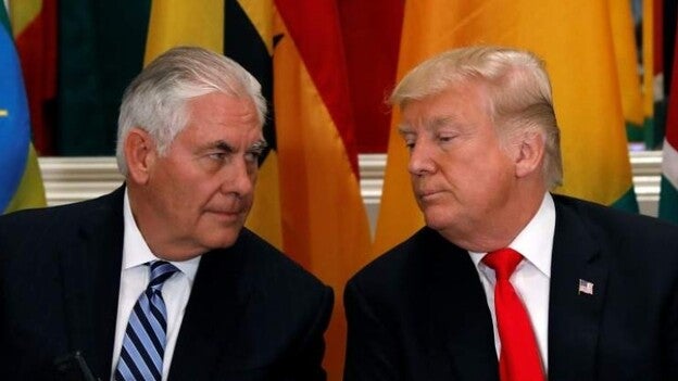 Trump cesa a Tillerson como secretario de Estado