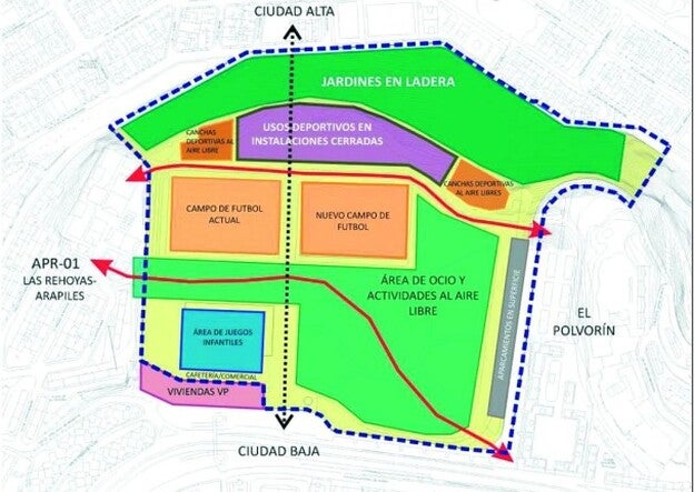 Recorte al parque de Las Rehoyas