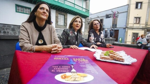 ¡Al rico sancocho canario en Vegueta!