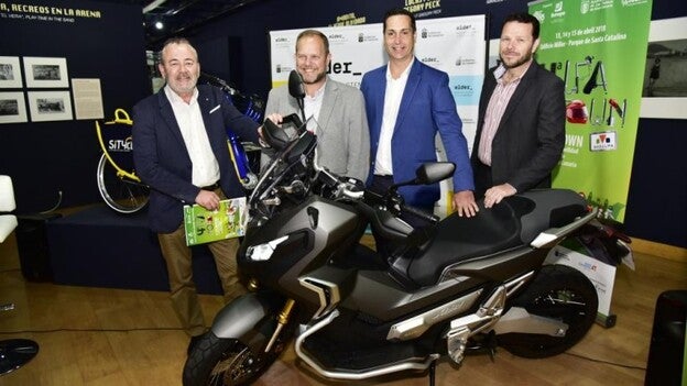 El parque se mueve en dos ruedas