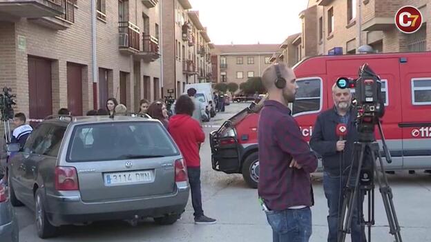 Consternación por el parricidio en Olite