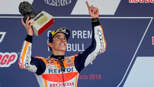 Márquez reina en el caos