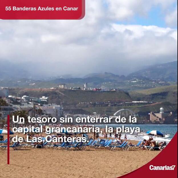 Canarias consigue 55 banderas azules