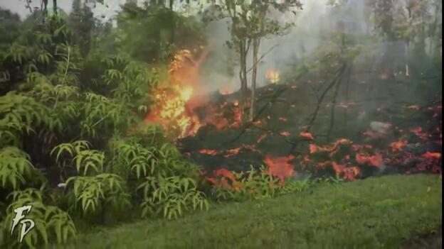 El volcán Kilauea arrasa con todo a su paso
