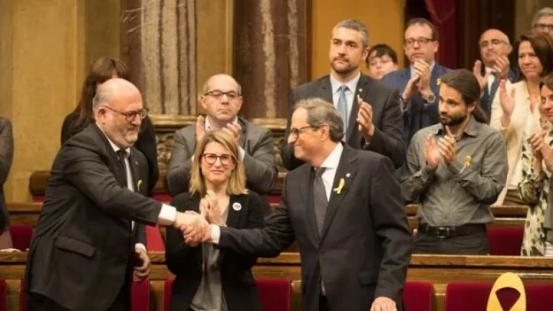 Quim Torra, investido nuevo presidente de la Generalitat