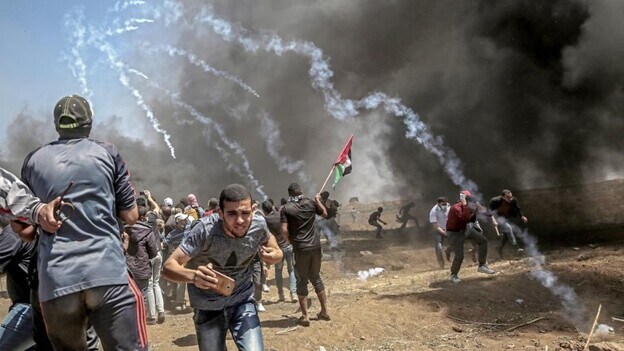 Muertos 58 palestinos en Gaza en protestas por traslado de Embajada de EE UU
