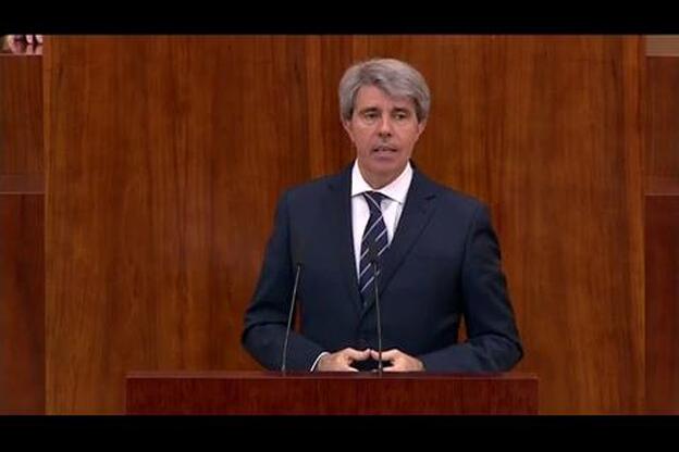 Ángel Garrido, investido presidente madrileño con los votos de PP y Cs