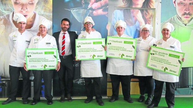 Una alumna del Hotel Escuela Santa Brígida gana el concurso de jóvenes cocineros