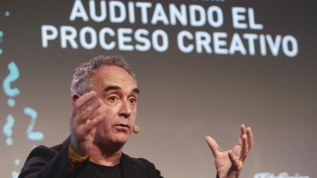 Ferrán Adriá imparte una clase magistral sobre puchero canario en Tenerife