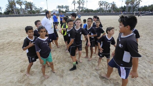 Otra semana más de entrenamientos en la playa del Reducto
