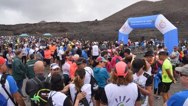 Aroa y José Carlos, reyes en La Geria