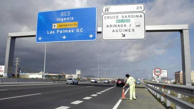 Agüimes ya ha retirado 15 de las 16 vallas publicitarias obsoletas