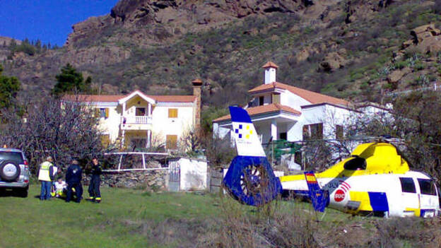 Rescatan en helicóptero a una senderista alemana