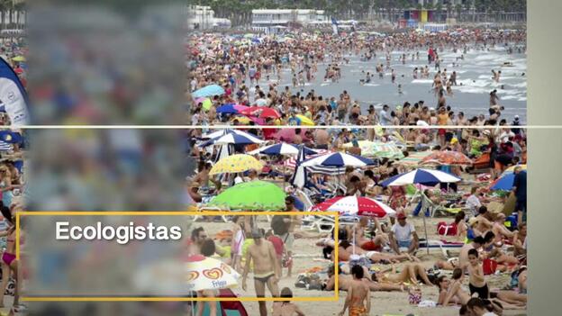 Bandera negra al Confital, La Tejita y El Médano