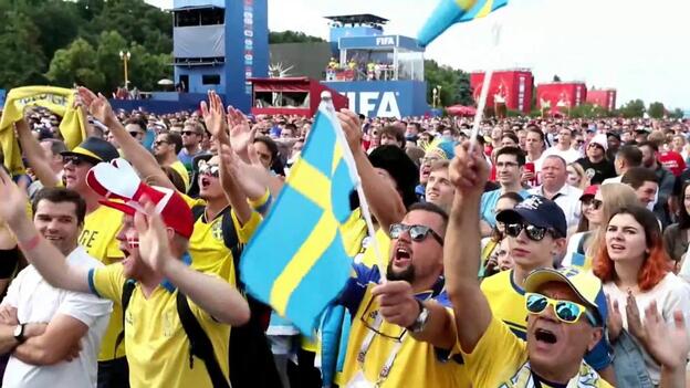 Una Inglaterra sin brillo tumba a Suecia a balón parado