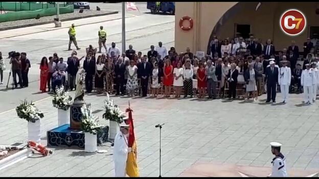 La Armada celebra la fiesta del Carmen con jura de bandera