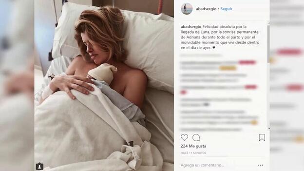 Adriana Abenia comparte el primer vídeo de Luna