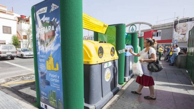 Cada canario recicla 12,4 kilos de envases plásticos del hogar, por encima de la media nacional