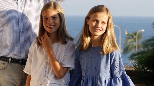 Los vestidos low cost de Leonor y Sofía