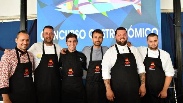 Ganadores del concurso de cocineros en la Feria del Atún