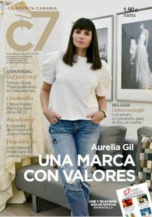 Aurelia Gil, en la portada de C7
