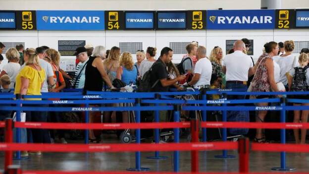 El paro de Ryanair, sin caos