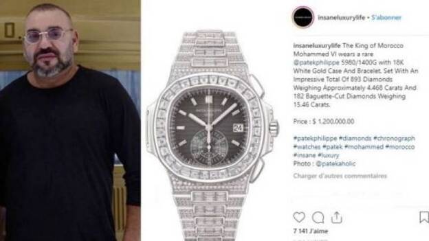 El lujoso reloj de Mohamed VI da que hablar en Marruecos