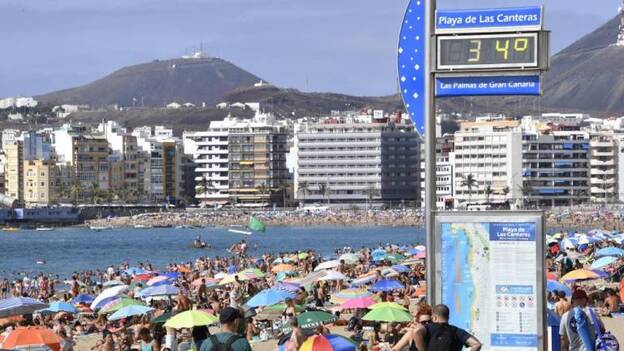El agosto con menos olas de calor desde 2014 en Canarias