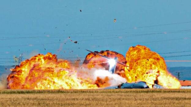 Imagen inédita del accidente del Airbus militar A400M en 2015 en Sevilla