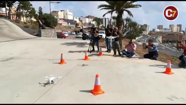 La seguridad de la capital, a vista de dron