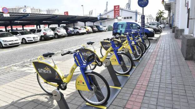 La Sitycleta estrena estación en el Puerto de La Luz