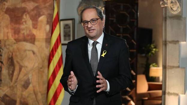 Torra «no aceptará» un referéndum de autogobierno y pide concreción a Sánchez