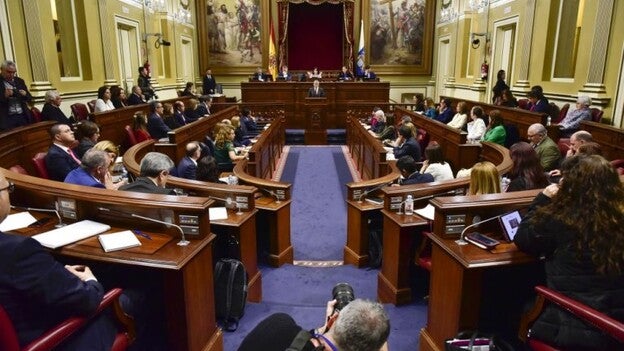 El Parlamento canario informa a favor del REF con el voto en contra de Podemos