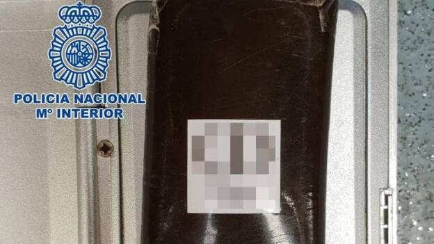 Detenido con una pastilla de unos 50 gramos de hachís