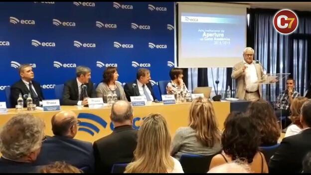 Acto de apertura del curso en Radio Ecca