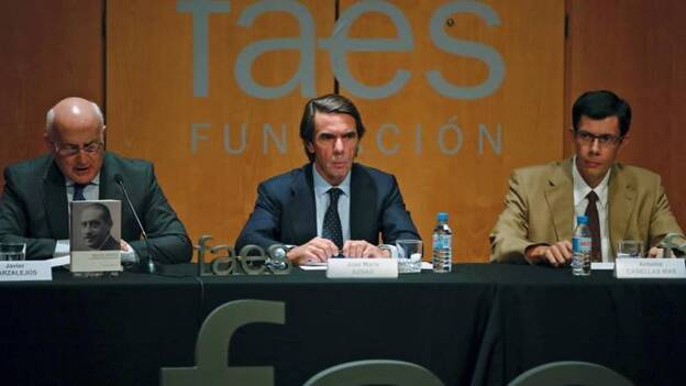 Aznar: «En España está pasando exactamente lo mismo que pasó en 1934»