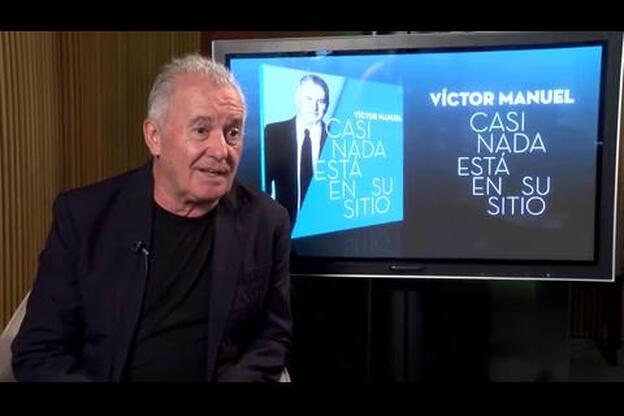 Víctor Manuel: «No hay nada mejor que escribir una canción»