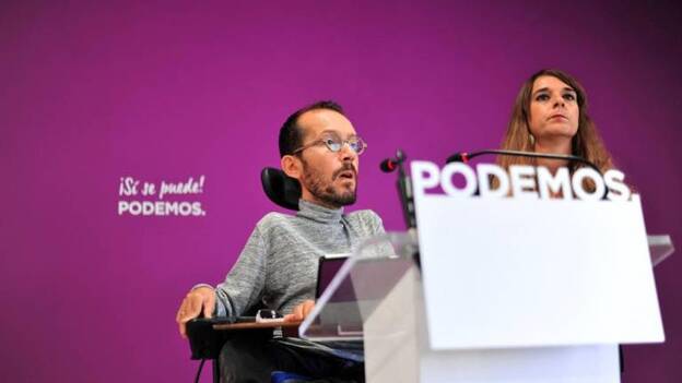 Podemos dice que a día de hoy su voto es "no" a los presupuestos del PSOE