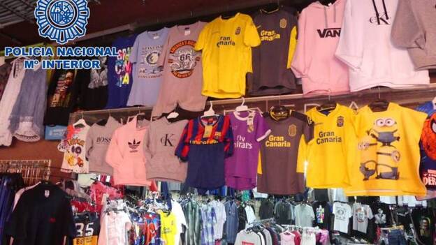 34 detenidos por delitos contra la propiedad industrial en Gran Canaria