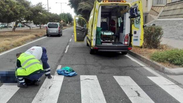 Fallece un motorista tras una caída en Jinámar