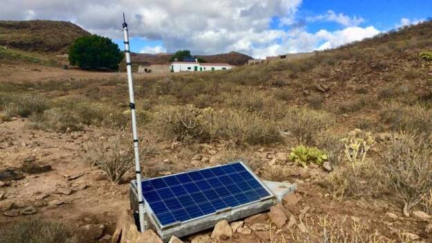 Nueva estación sísmica en el sur de Gran Canaria