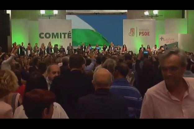 Díaz, proclamada candidata a la reelección con el respaldo de Pedro Sánchez