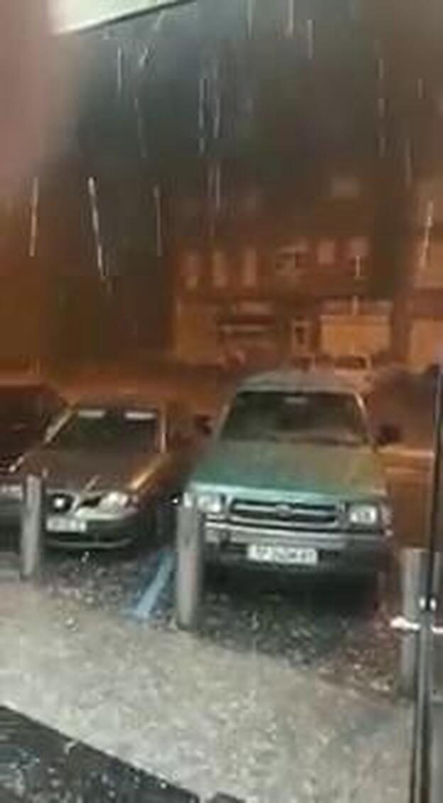 Granizada en Tacoronte