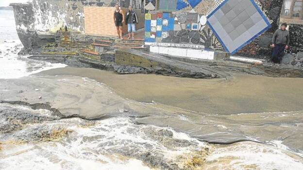 Pequeños desprendimientos y récord de rayos, incidencias en Gran Canaria