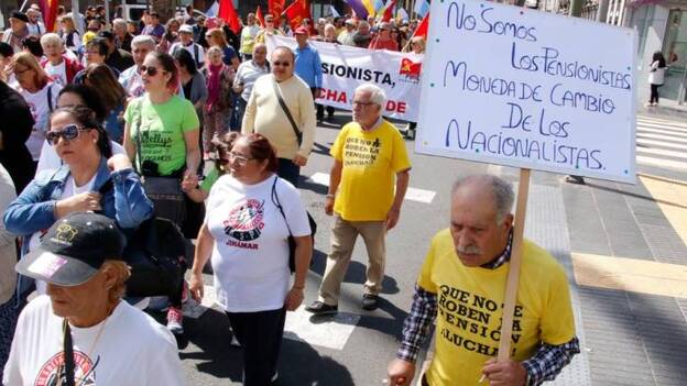 La pensión de jubilación es en Canarias un 6,4% inferior al Estado