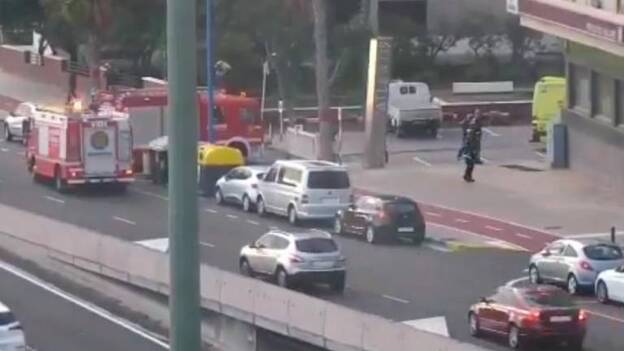 Un operario de obra, herido tras un accidente