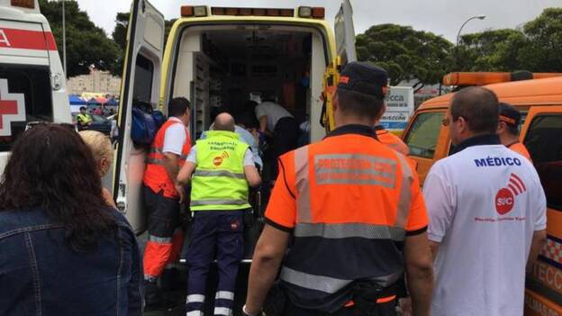 Se pone de parto en el cementerio