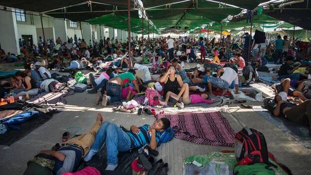 Trump avisa que detendrá caravana de migrantes que viene con "mala gente"