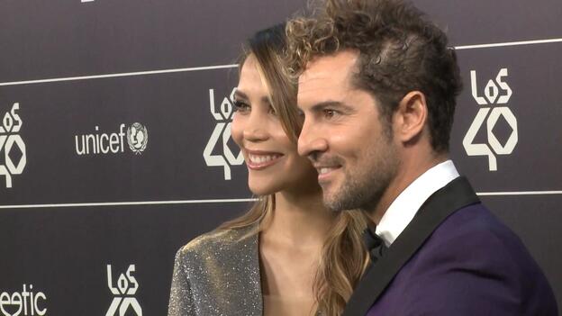 Bisbal y Rosanna Zanetti, muy felices